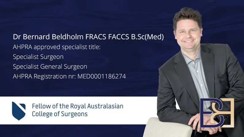 Dr Bernard Beldholm FRACS FACCS B.Sc Med