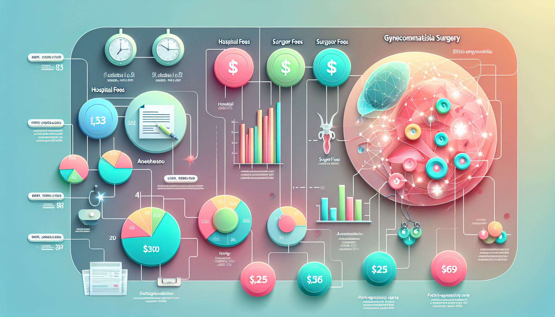 An infographic displaying the costs associated with gynecomastia surgery.