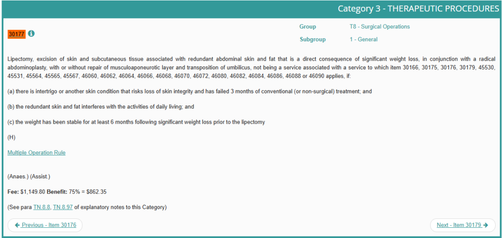 MBS item number 30177