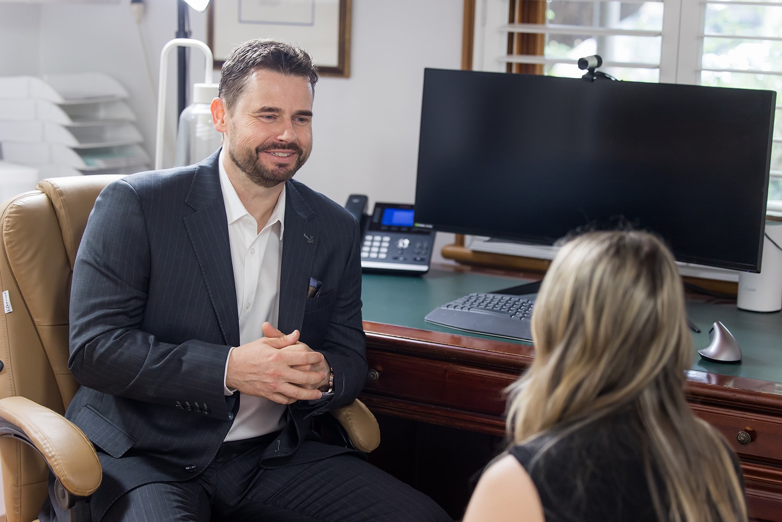 Consultation with Dr Bernard Beldholm