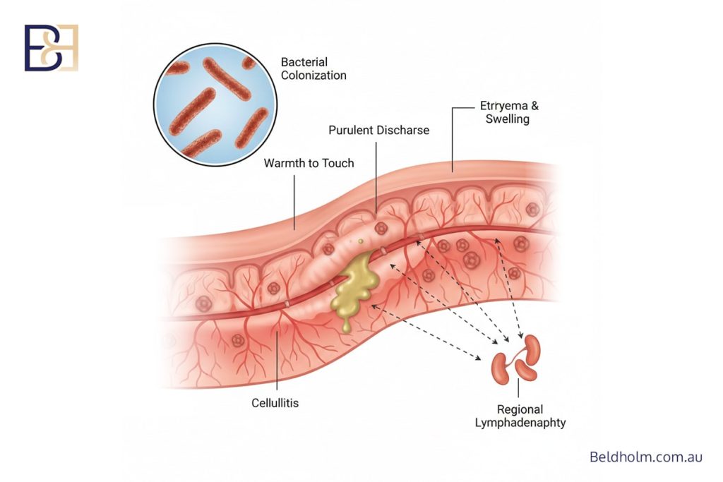 Dual vector abdominoplasty complications