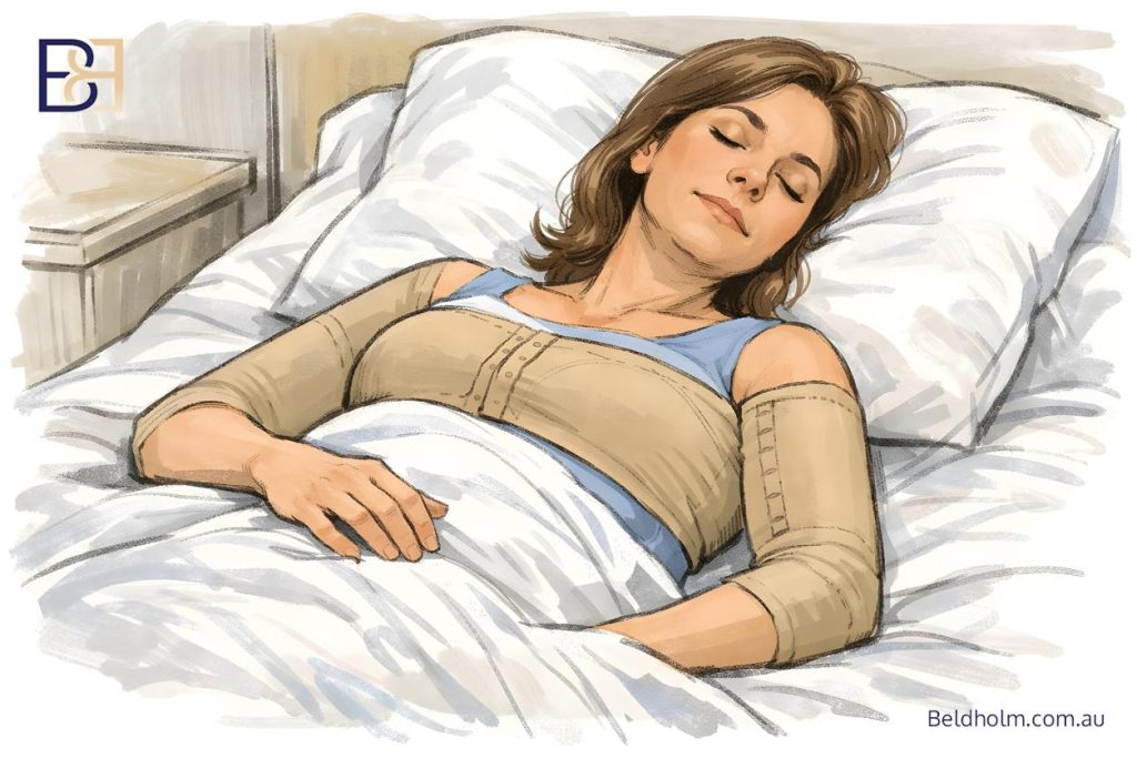 Arm Fat Removal Surgery 8 Immediately After Surgery