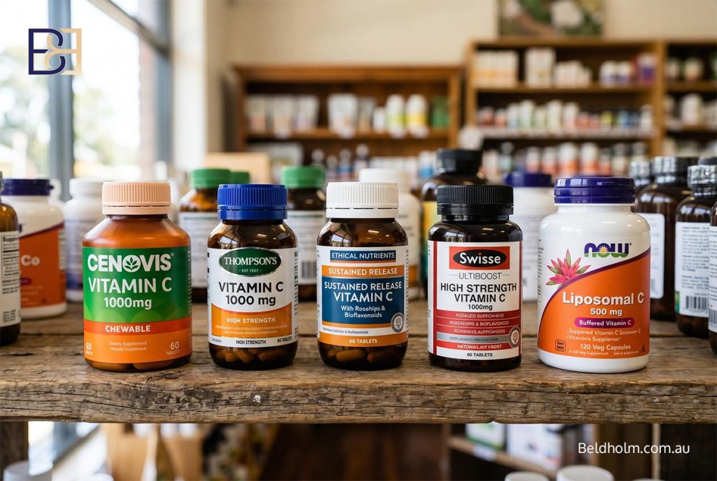 Vitamin C (Ascorbic Acid) Before and After Body Contouring Surgery: Collagen, Iron, and Wound Healing After Weight Loss 3 Australian brand options