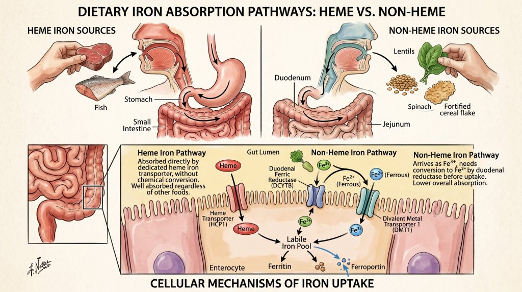 Vitamin C (Ascorbic Acid) Before and After Body Contouring Surgery: Collagen, Iron, and Wound Healing After Weight Loss 19 Heme iron and non-heme iron
