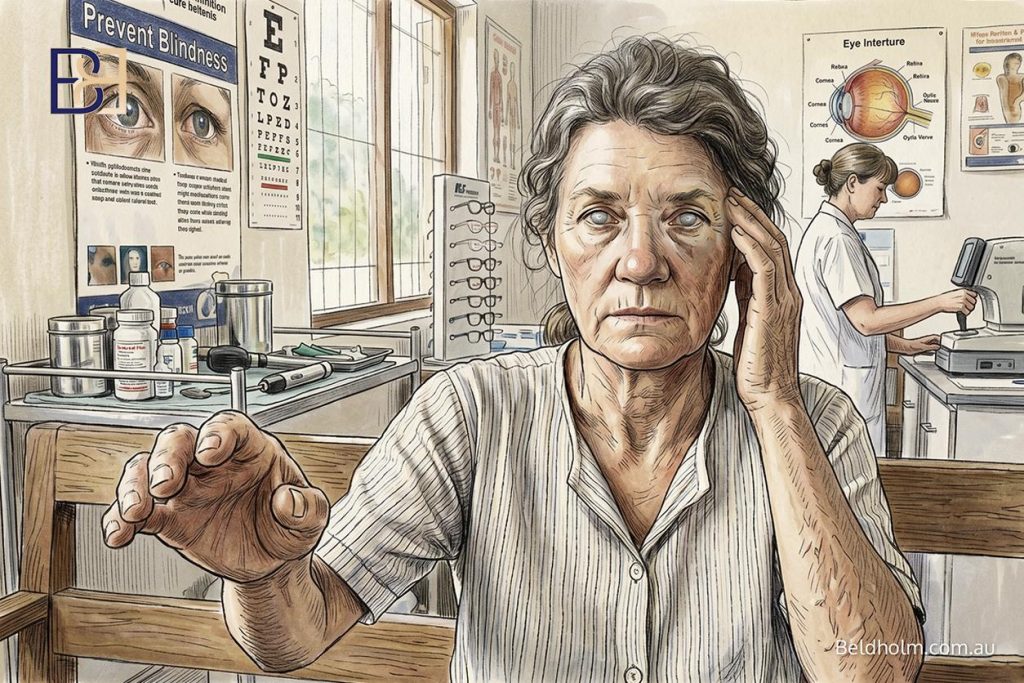 Vision: the deficiency sign patients actually notice