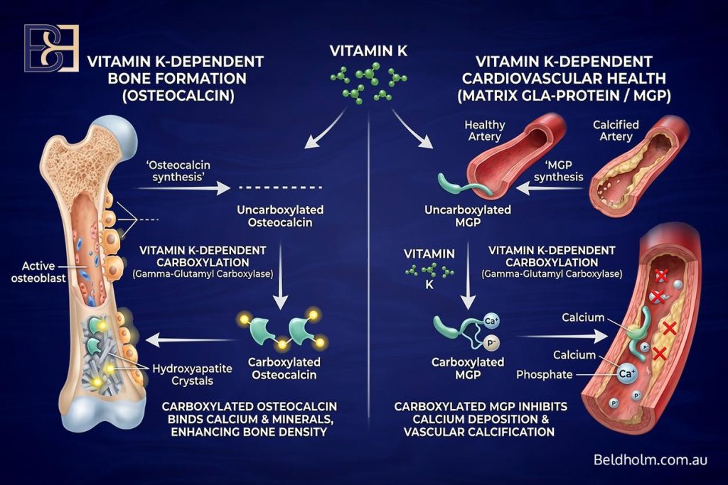 Vitamin K2 and Calcium: The Bone and Vessel Health Dimension