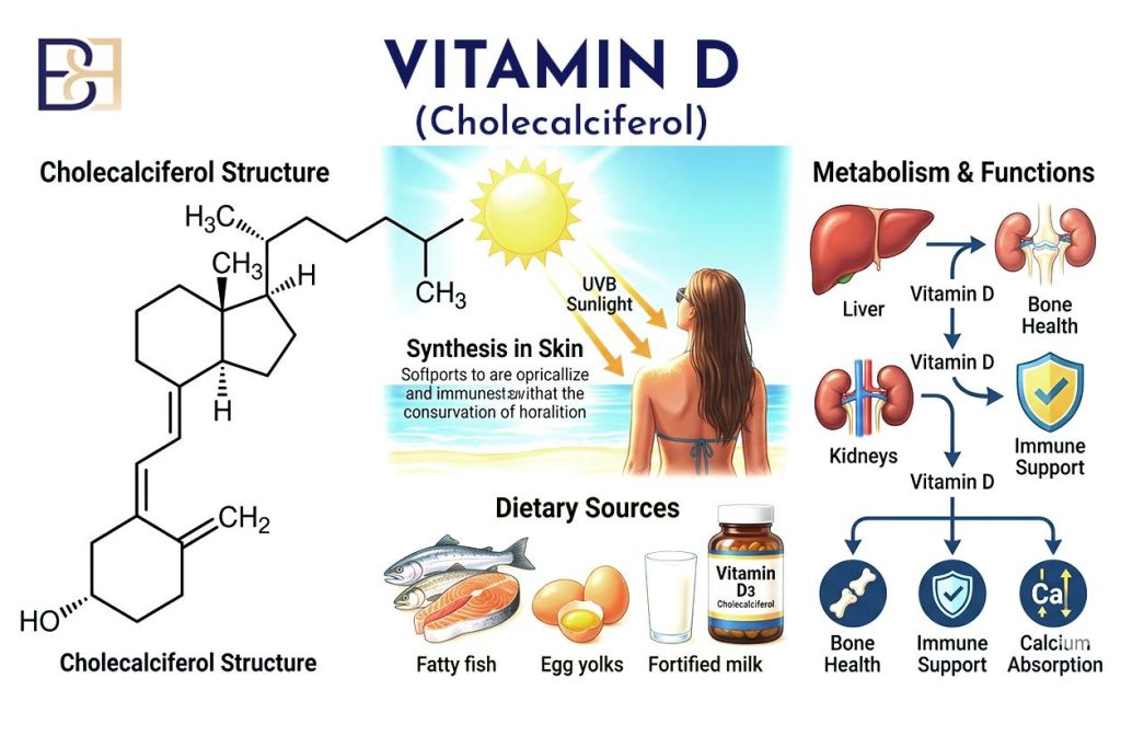 Why this differs from vitamin D