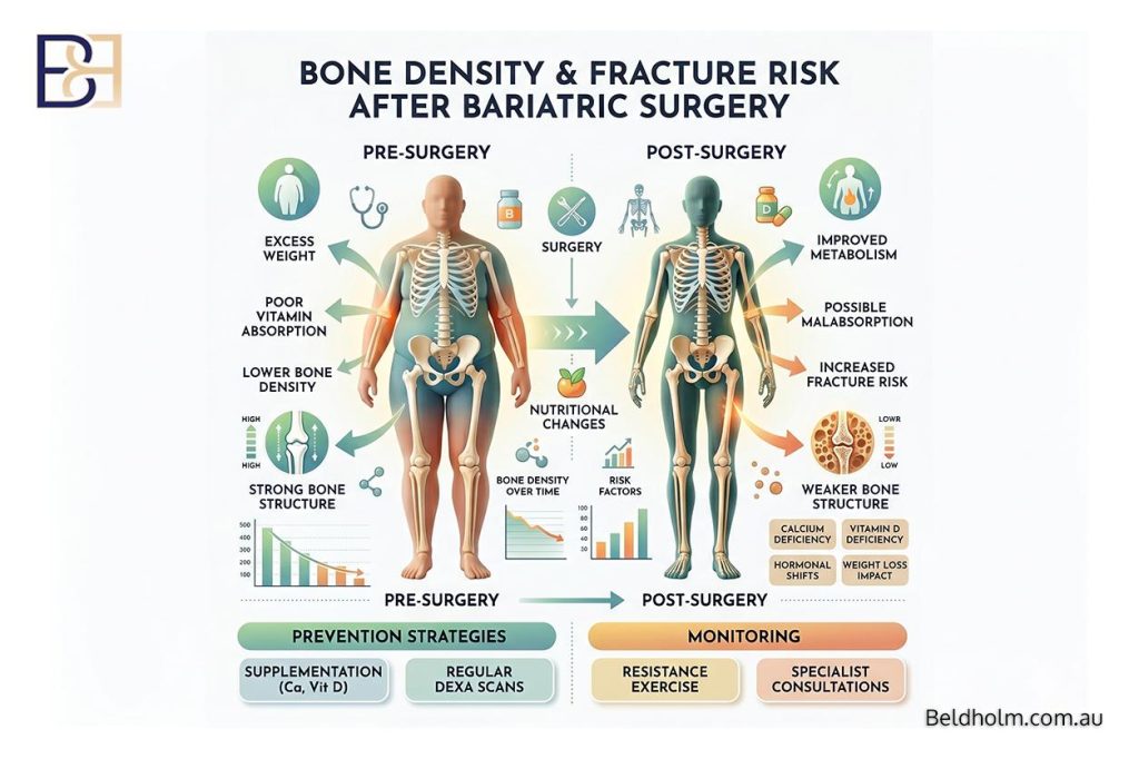 Bone density and fracture risk after bariatric surgery