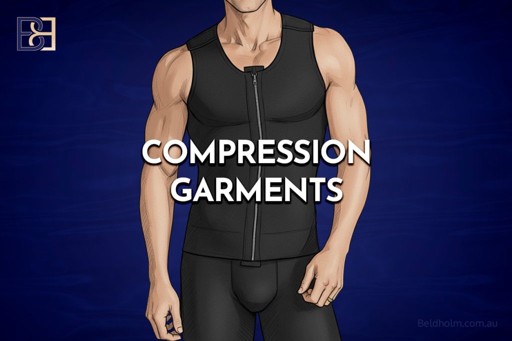 Male compression garment