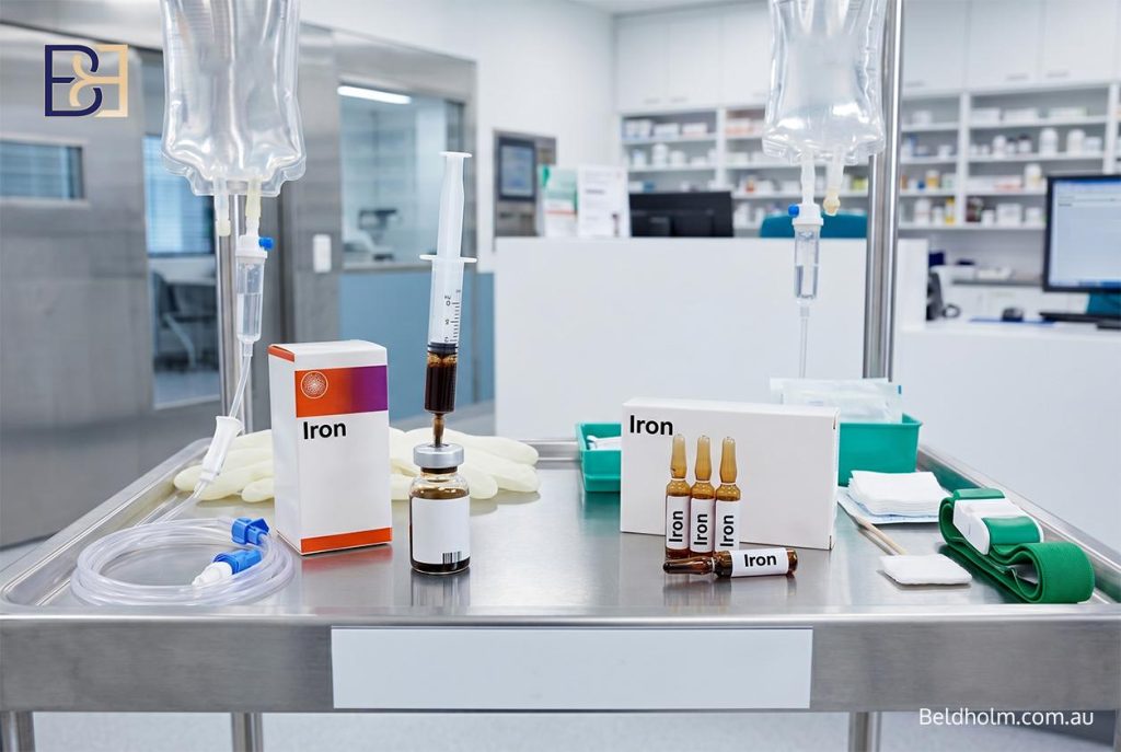 The formulations used in Australia - iron