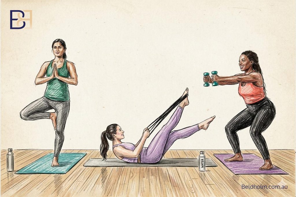 Yoga, Pilates, and Group Fitness