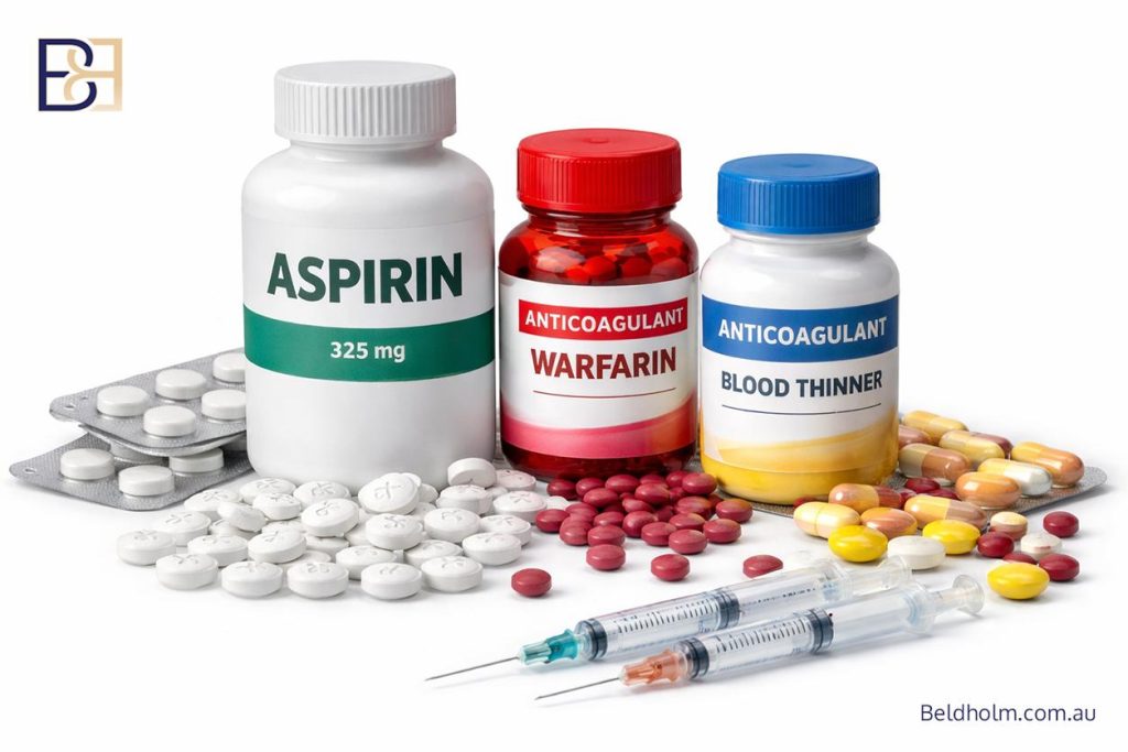 Blood thinners and aspirin
