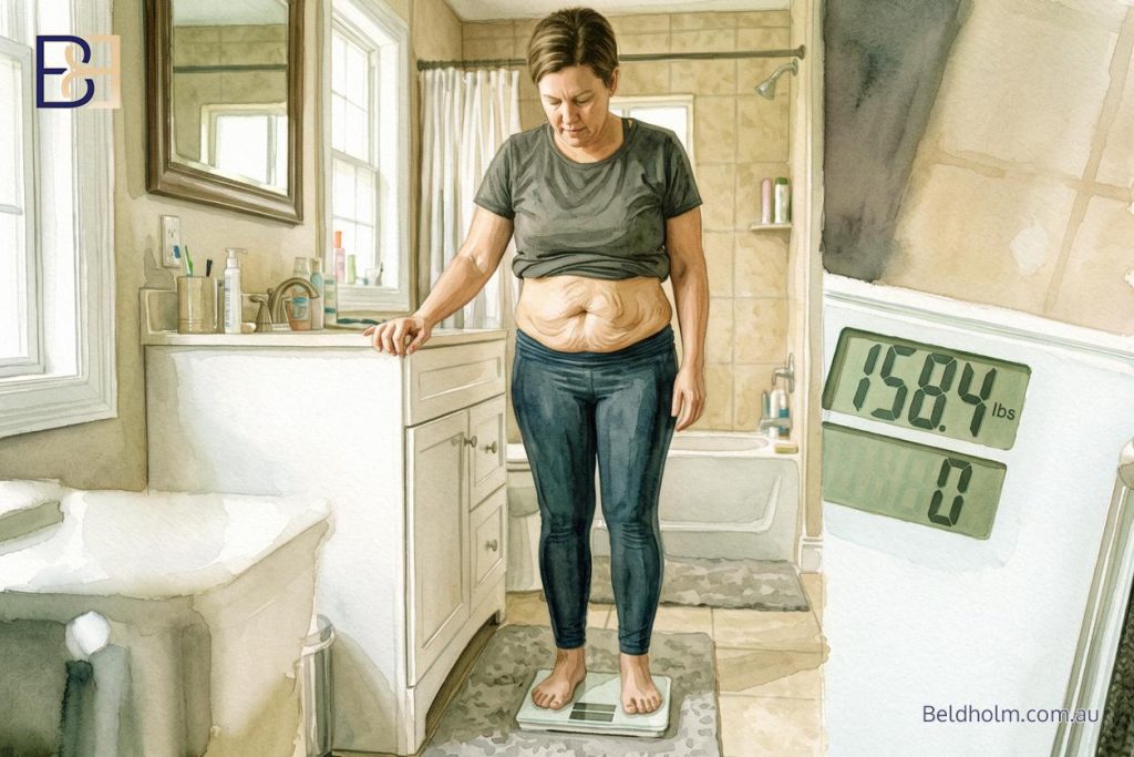 How rapidly the weight came off