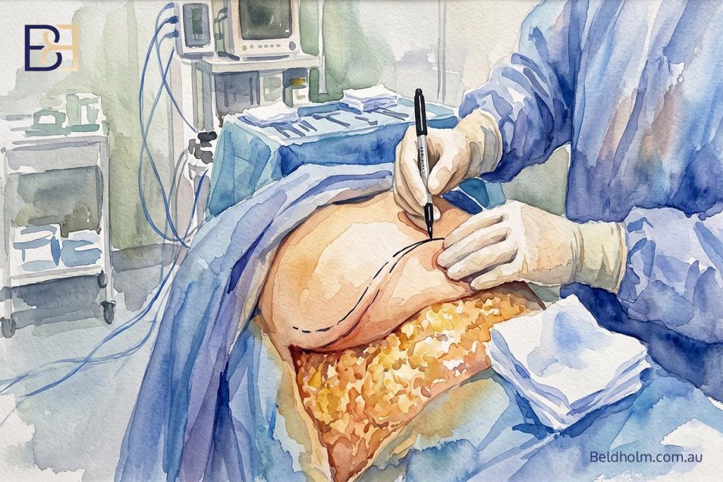 In post weight loss patients the umbilicus itself is usually stretched