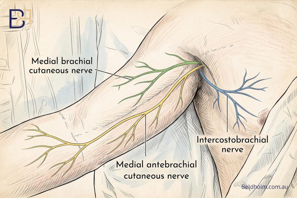 The nerves that matter for an arm lift (brachioplasty)