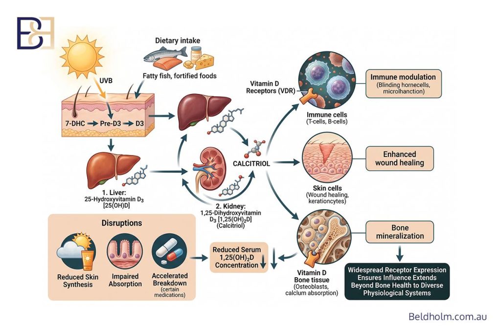 Vitamin D Deficiency After Weight Loss Surgery: Why It Affects Your Body Contouring Surgery Recovery 14 Vitamin D metabolism and receptors