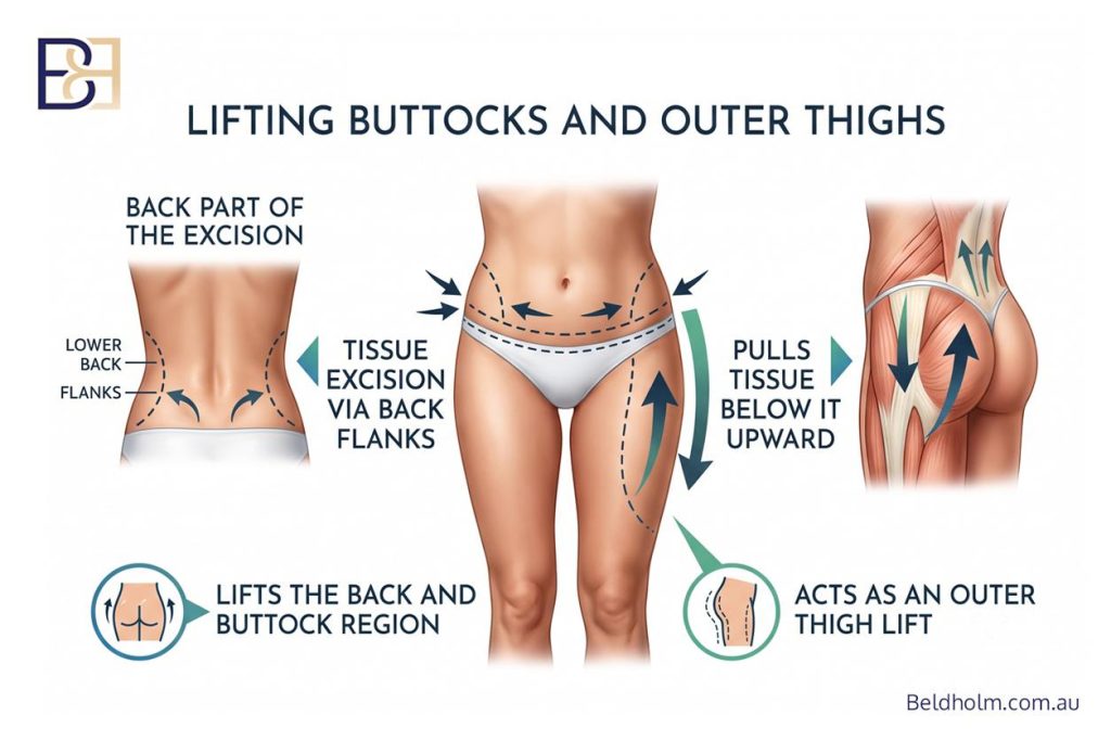 Choosing Between a Belt Lipectomy (Body Lift) and Abdominoplasty (Tummy Tuck) After Weight Loss 8 What it treats that an abdominoplasty does not