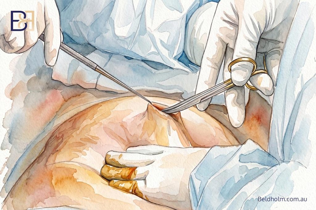 Why the umbilicus has to be repositioned