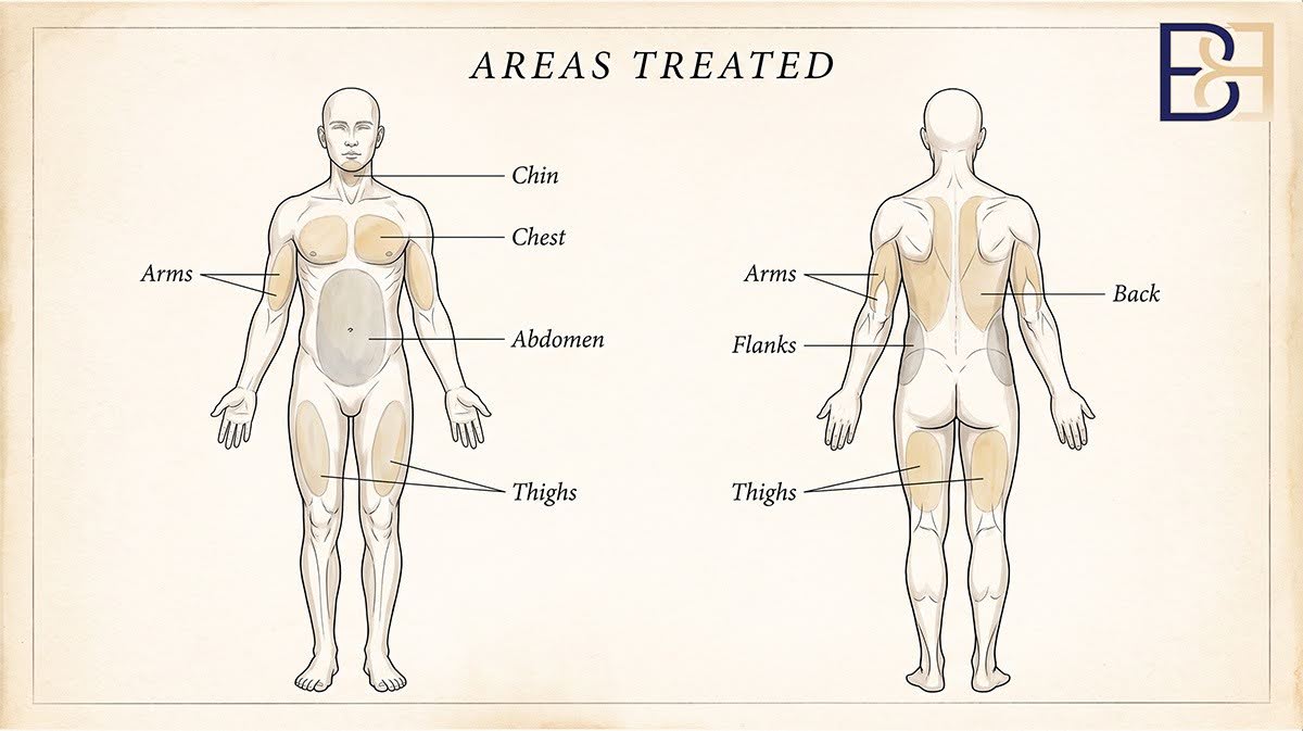 Areas Treated - Lipoedema Surgery