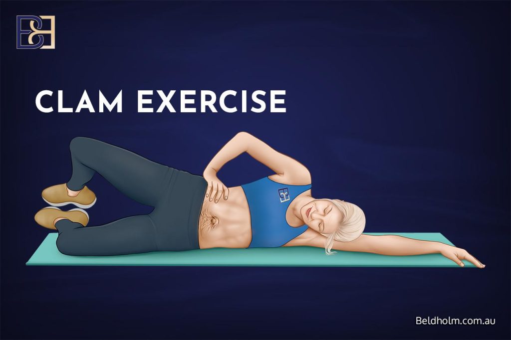 Clam exercise