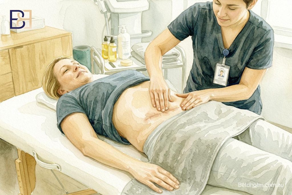 Full Abdominoplasty with Ultrasound-Assisted Suction Lipectomy (VASER Liposuction) After Pregnancy 20 Part of normal healing- Post pregnancy