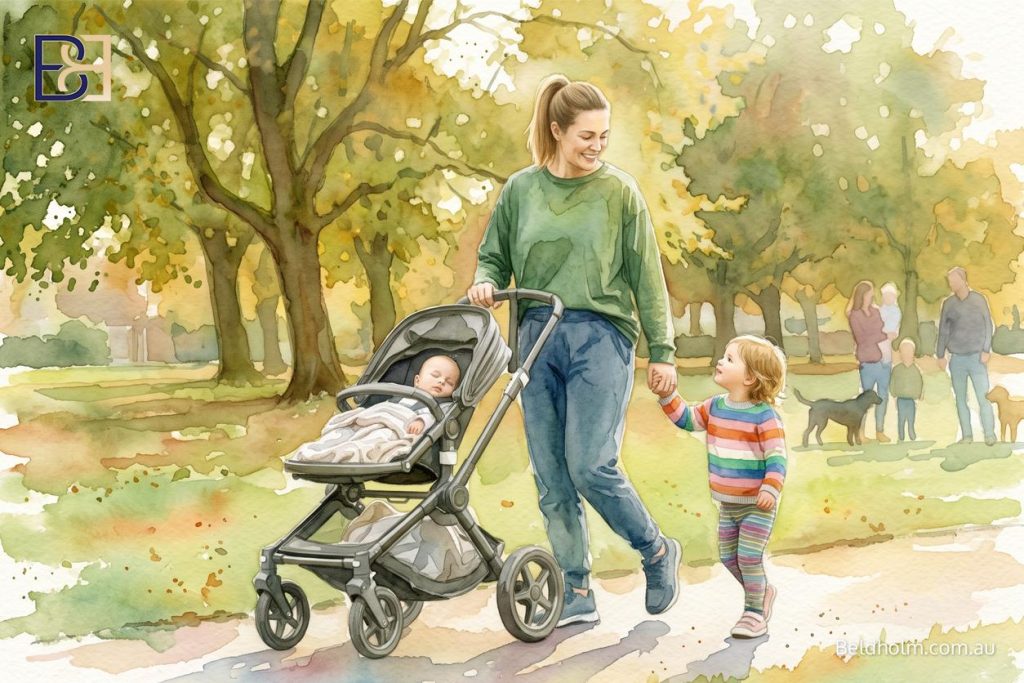 Recovery while caring for young children