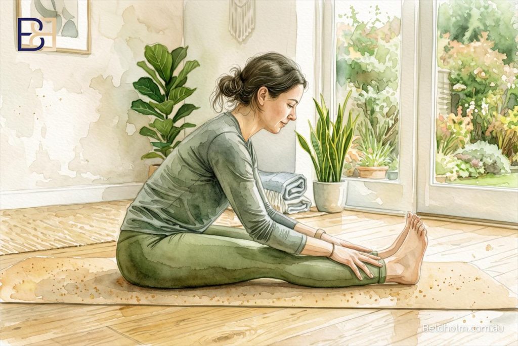 Seated forward bend