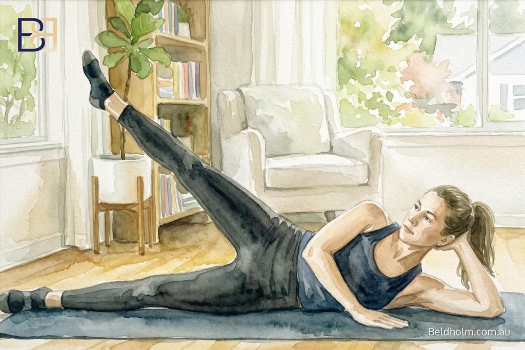 Side-lying leg lifts