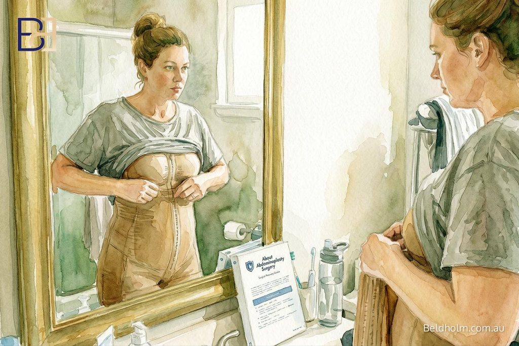 Dressings and compression garment