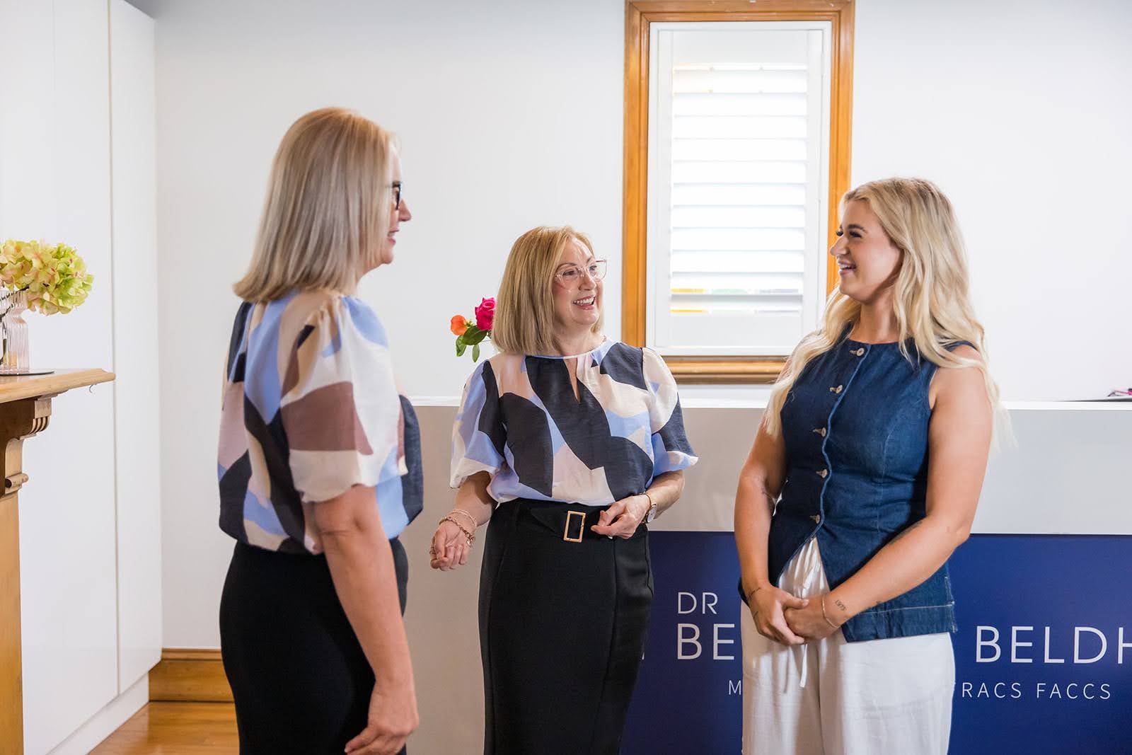 Staff at Bernard Beldholm Clinic