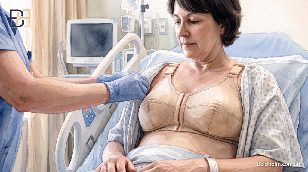 The surgical bra
