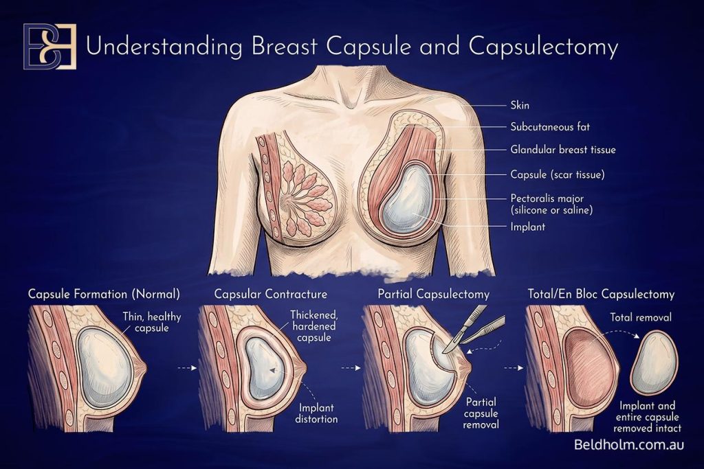 Breast capsule removal